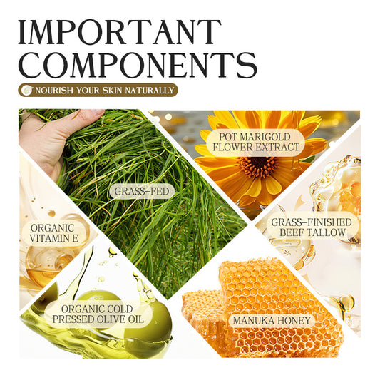 Crema Hidratante de Miel y Grasa de Res