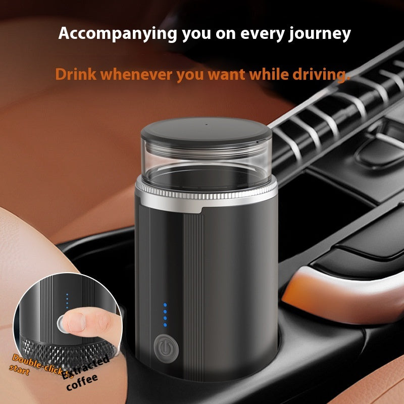 Capsule Coffee Machine Rechargeable Portable Travel Household Electric Coffee Machine