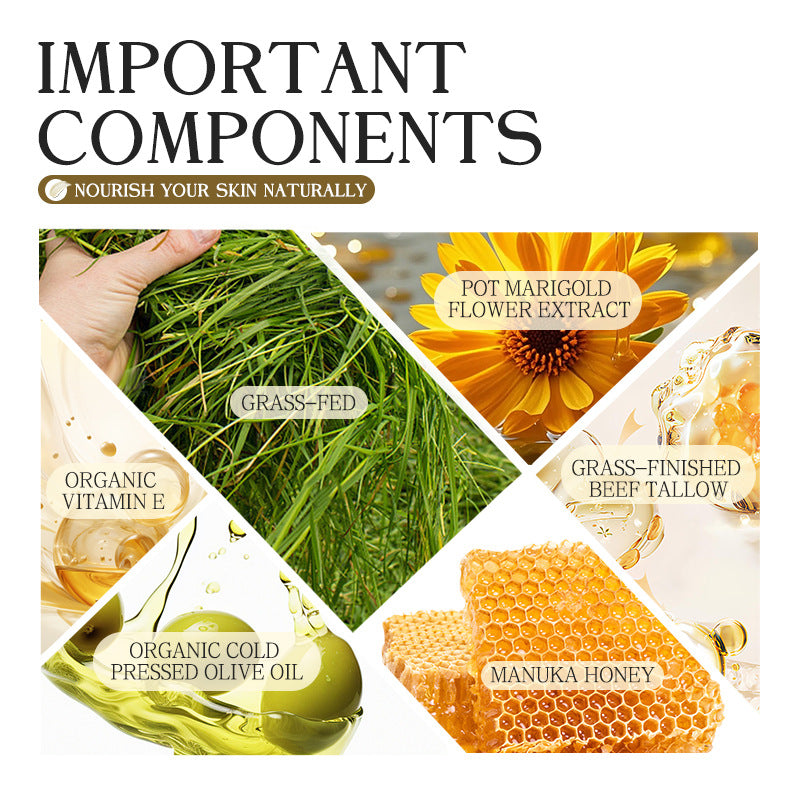 Crema Hidratante de Miel y Grasa de Res